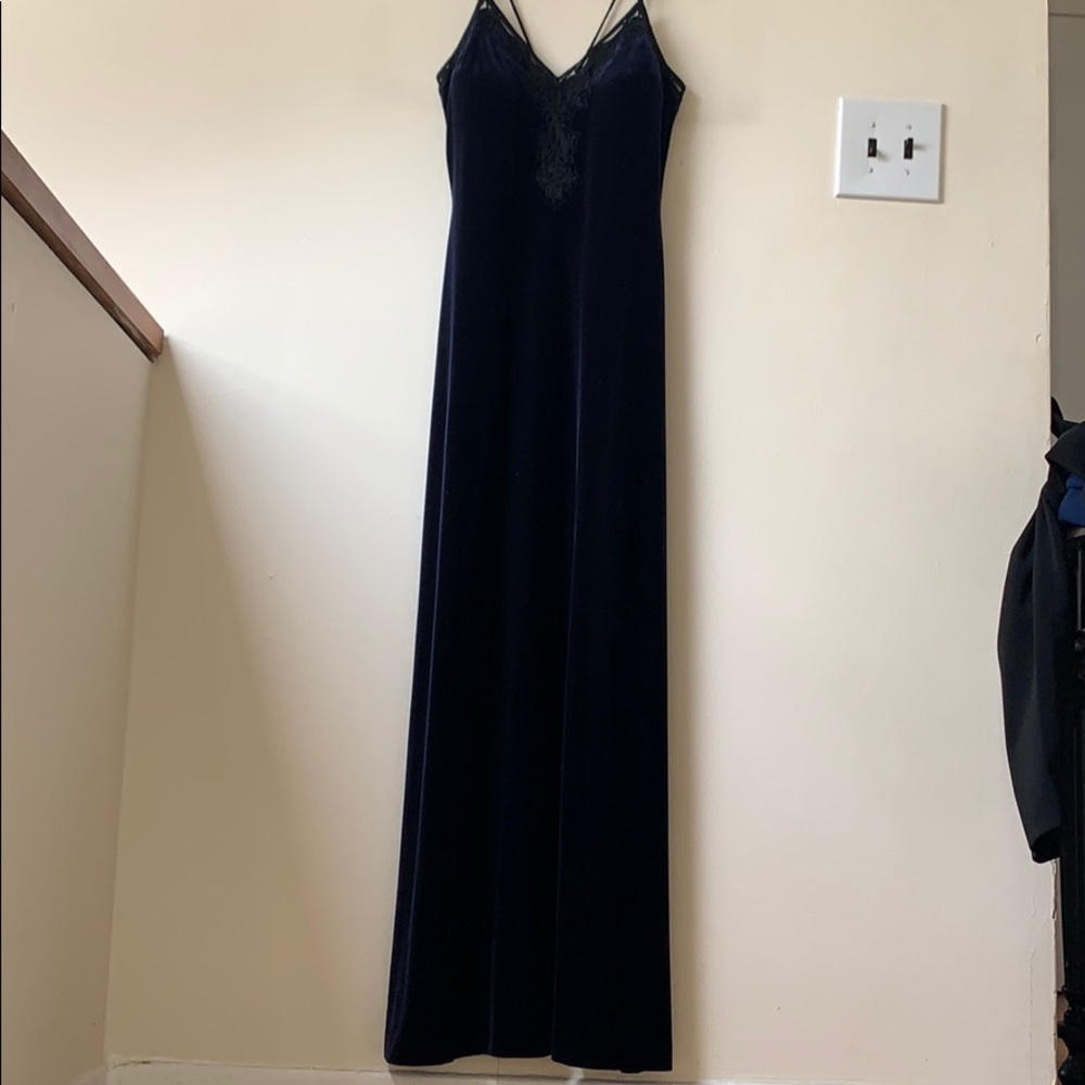 Velvet gown